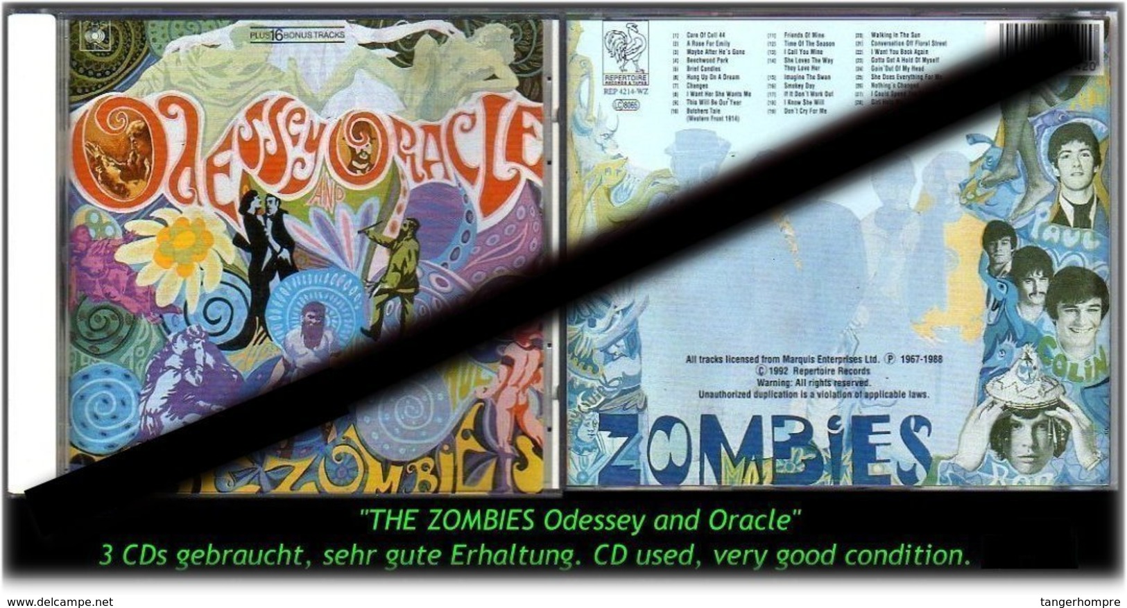 "THE ZUMBIES" ODESSEY AND ORACLE -1992- - Hard Rock & Metal