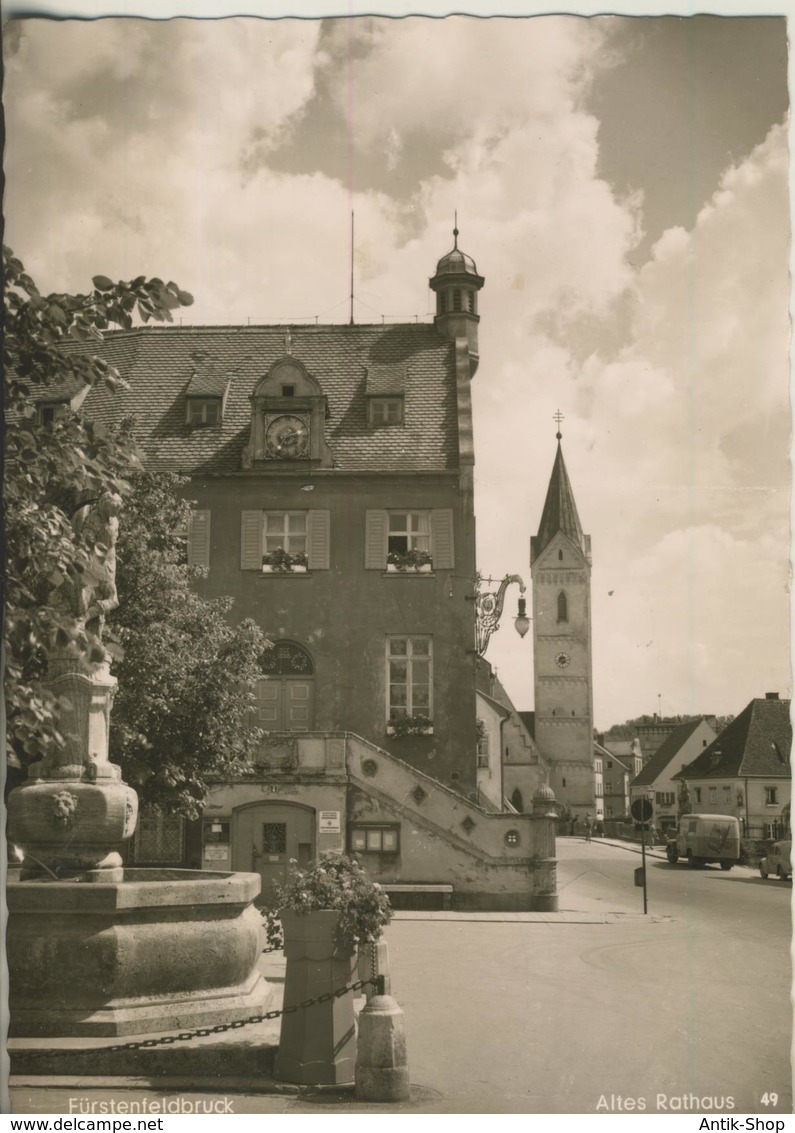 Fürstenfeldbrück V. 1957  Altes Rathaus  (3126) - Fürstenfeldbruck