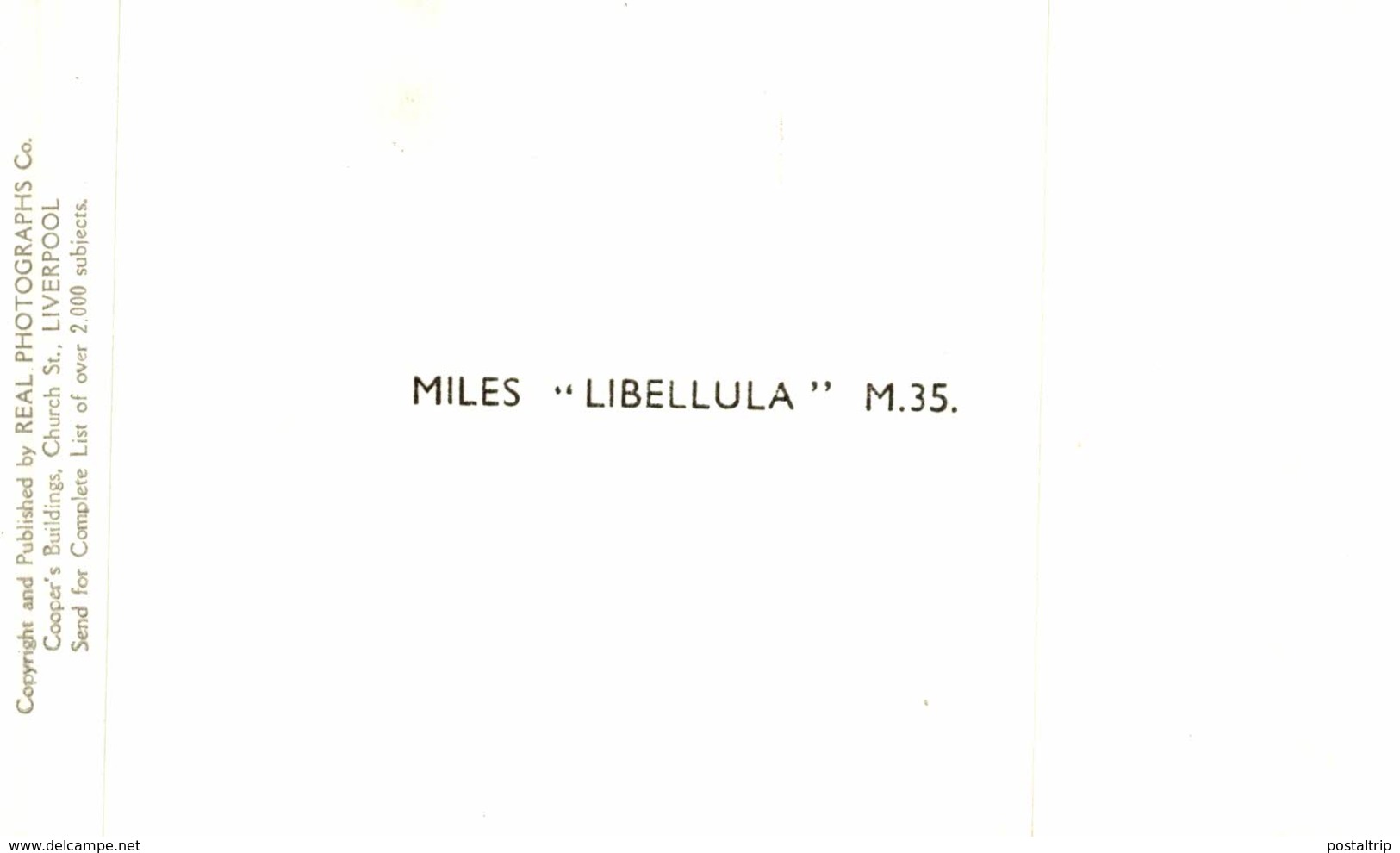 Miles Libellula M35  14 *  CM Aviation, AIRPLAIN, AVION AIRCRAFT - Aviación