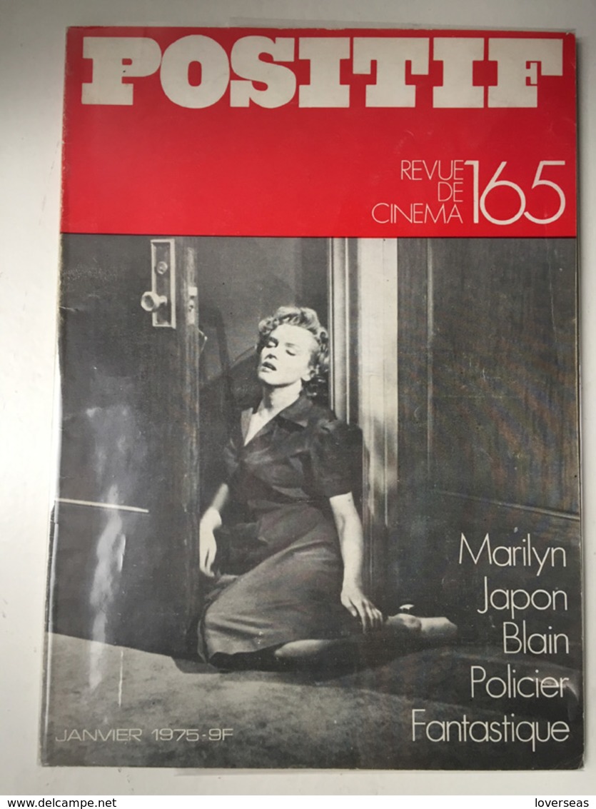 French France Magazine POSITIF # 165 - 1.1975 Marilyn Monroe - Cinema