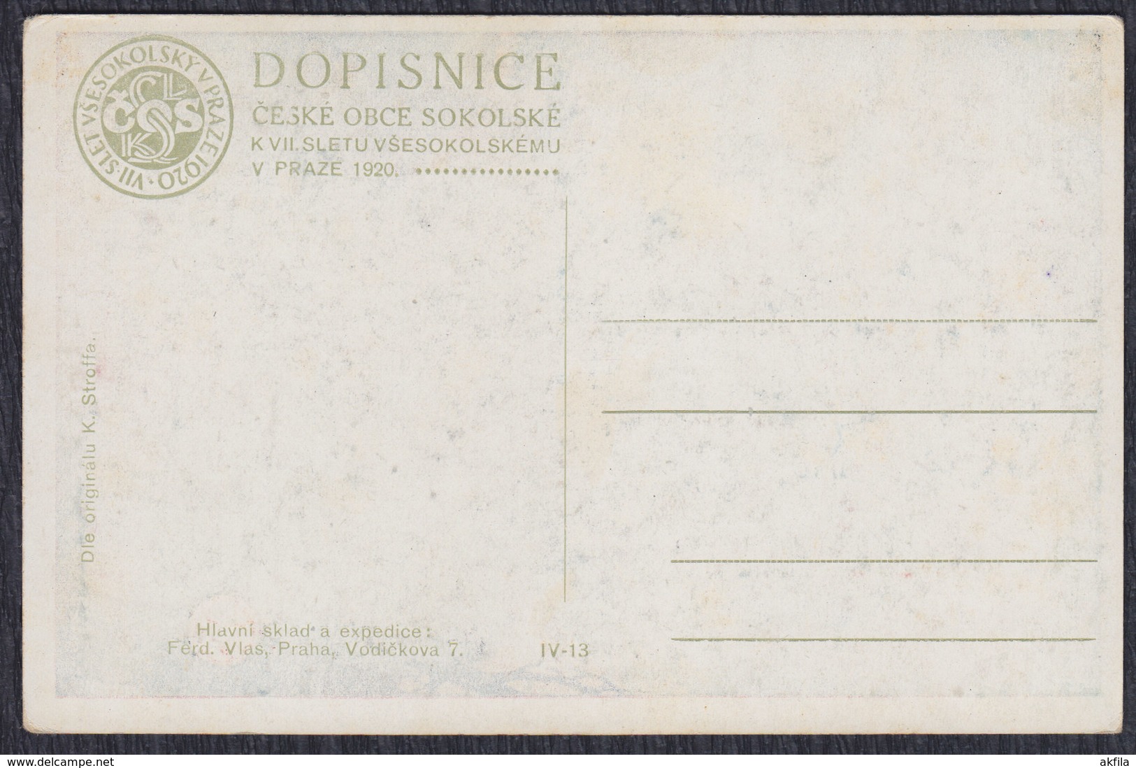 Czech Republic 1920 Prague (Praha) - Vsesokolsky Slet, Postcard - Tchéquie