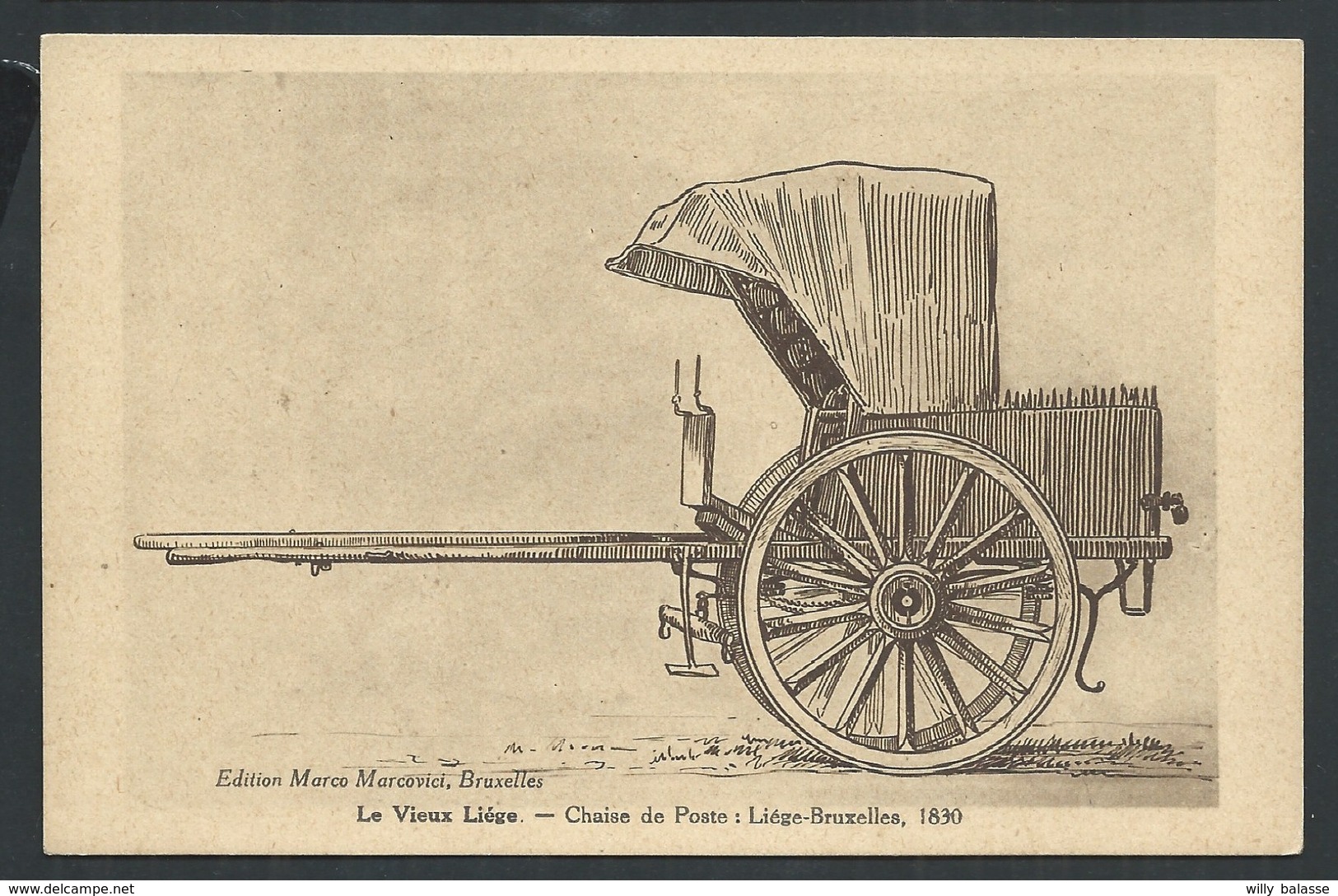 +++ CPA - LE VIEUX LIEGE - Chaise De Poste - Liège - Bruxelles 1830   // - Luik