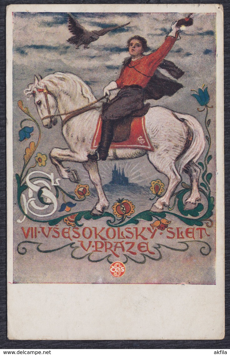 Czech Republic 1920 Prague (Praha) - Vsesokolsky Slet, Postcard - Tchéquie