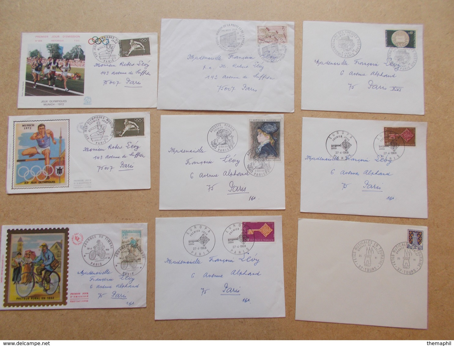 lot n° 467  FRANCE , un lot de plus de 500 lettres     / no paypal