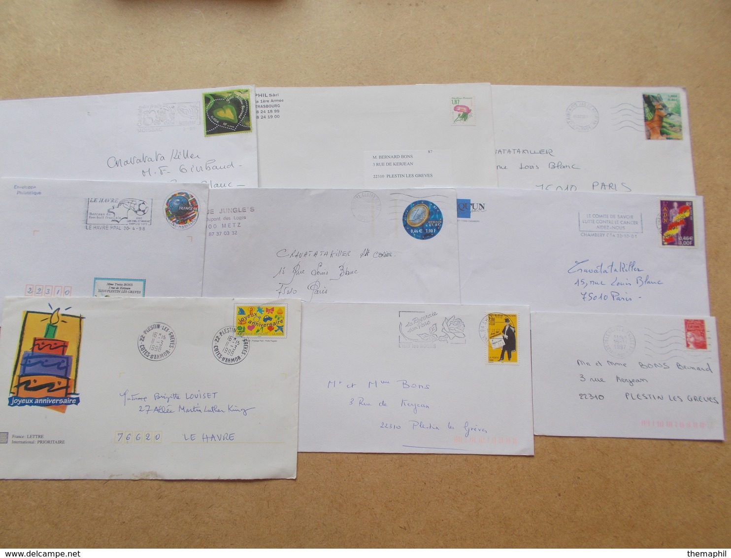 lot n° 467  FRANCE , un lot de plus de 500 lettres     / no paypal