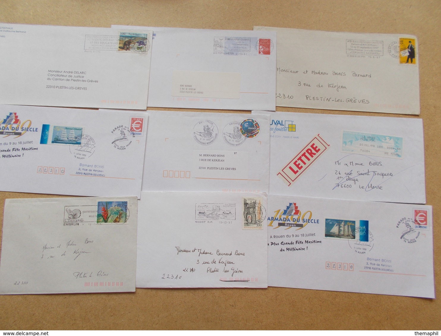 lot n° 467  FRANCE , un lot de plus de 500 lettres     / no paypal