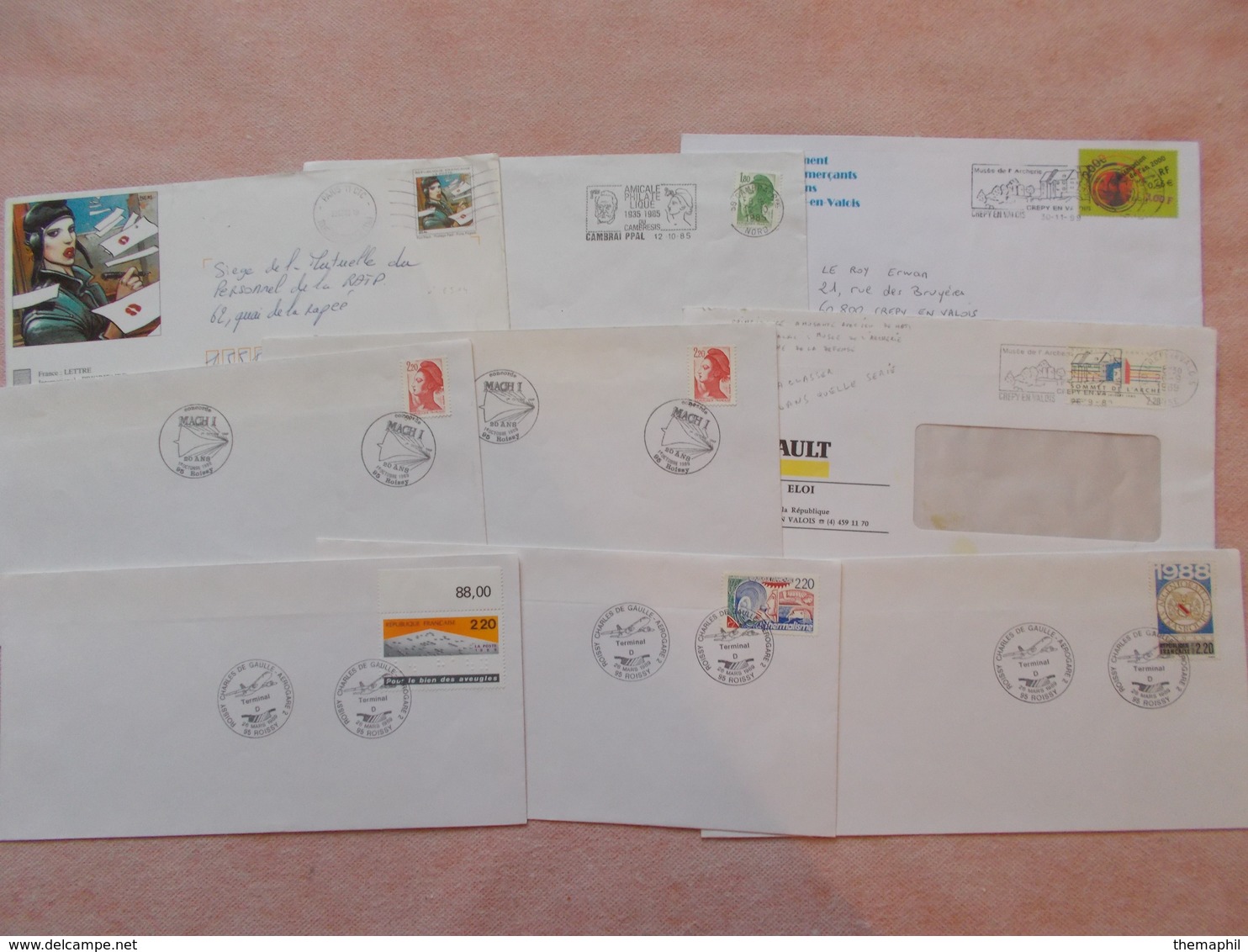 lot n° 467  FRANCE , un lot de plus de 500 lettres     / no paypal