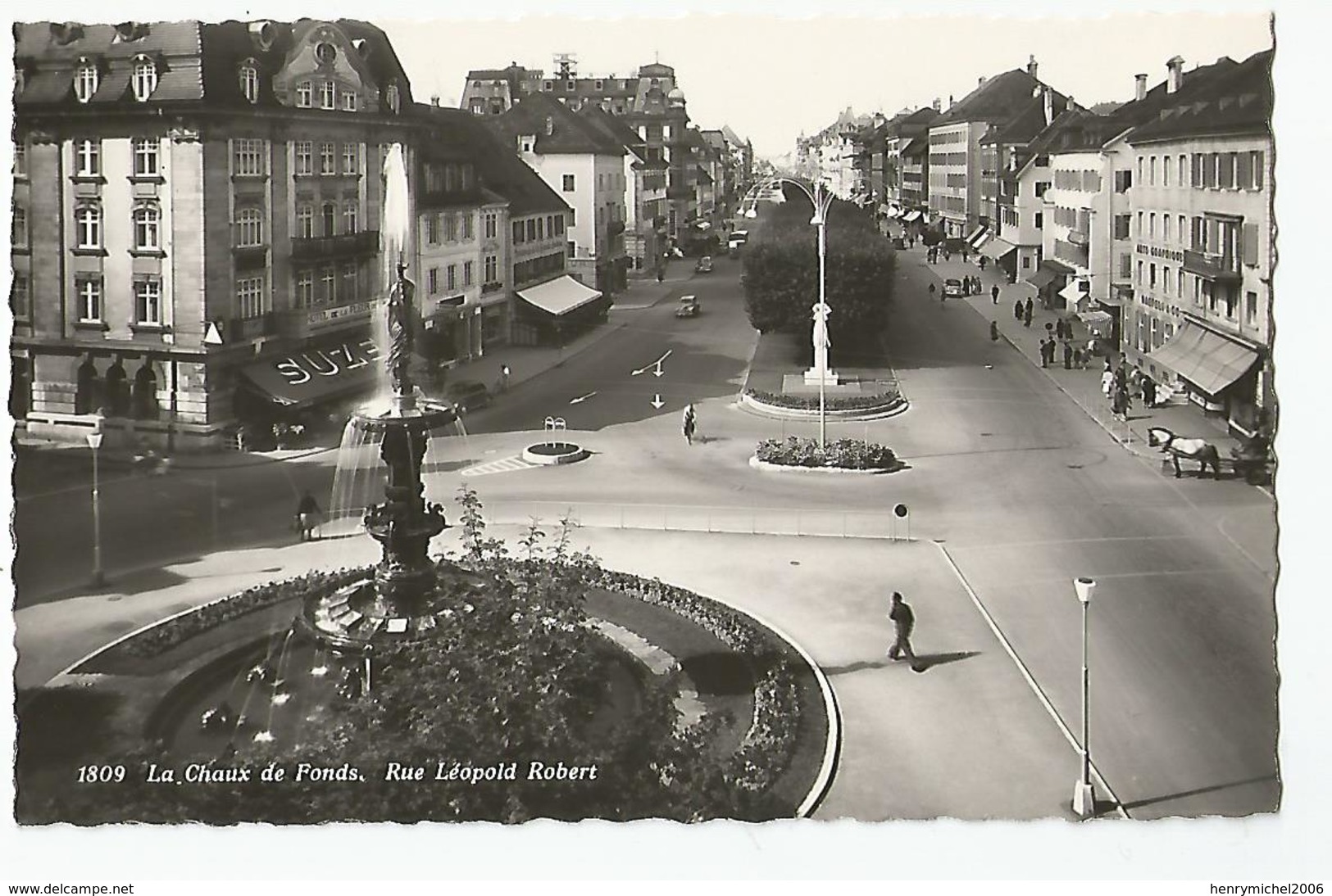 Suisse Neuchatel La Chaux De Fonds Rue Léopold Robert - La Chaux-de-Fonds