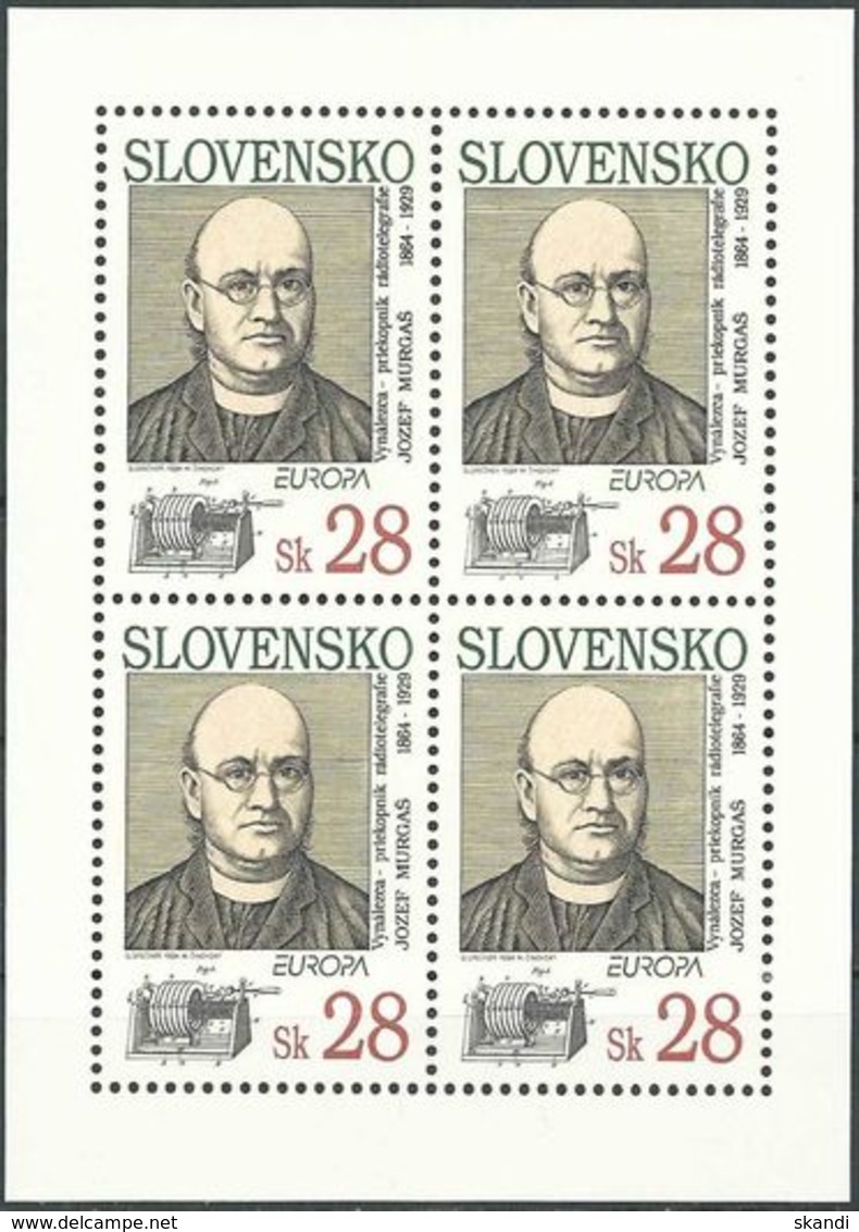 SLOWAKEI 1994 Mi-Nr. 191 Kleinbogen ** MNH - Blocks & Kleinbögen