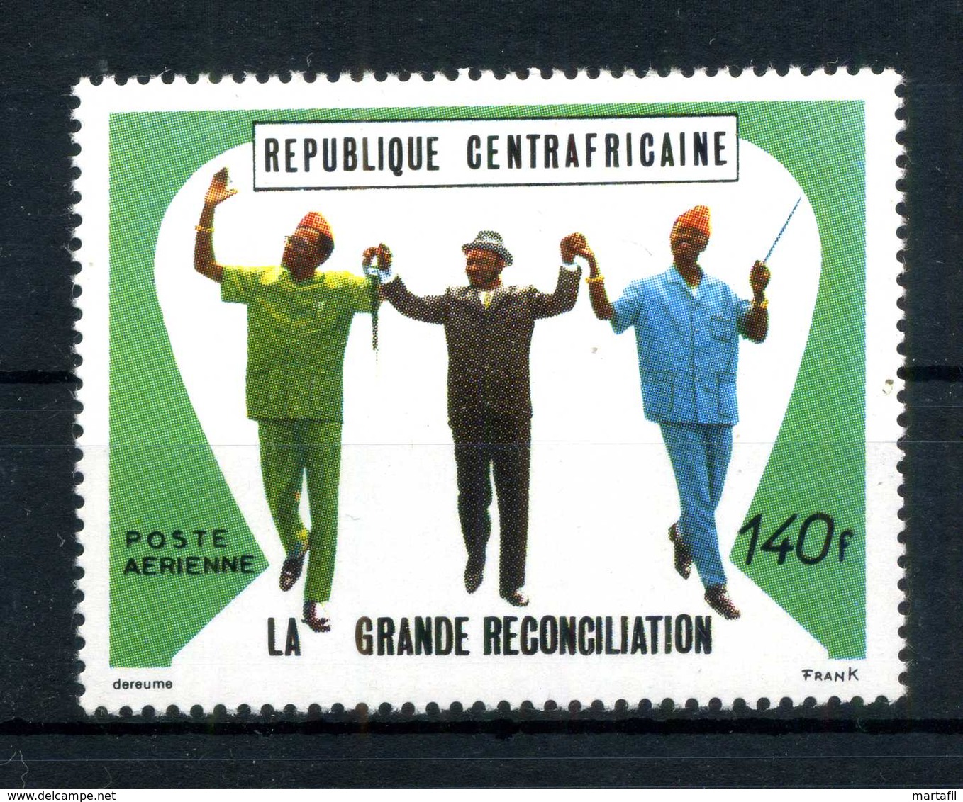 1970 REP. CENTROAFRICANA SET MNH ** PA - Repubblica Centroafricana