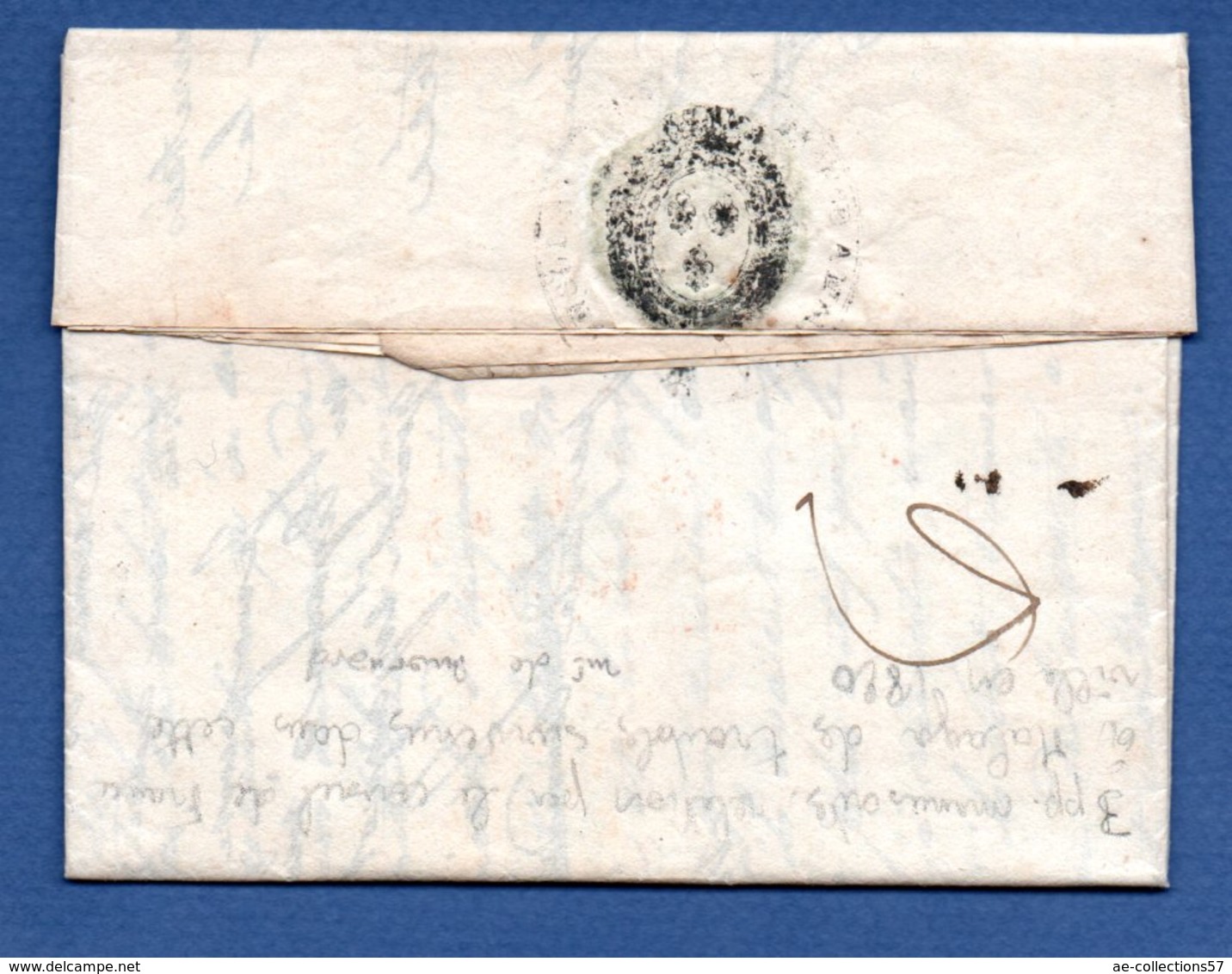 Lettre De Malaga -  Pour Alicante --4 Mars 1820  - Consul De France - Racontant La Révolte De La Ville - ...-1850 Préphilatélie