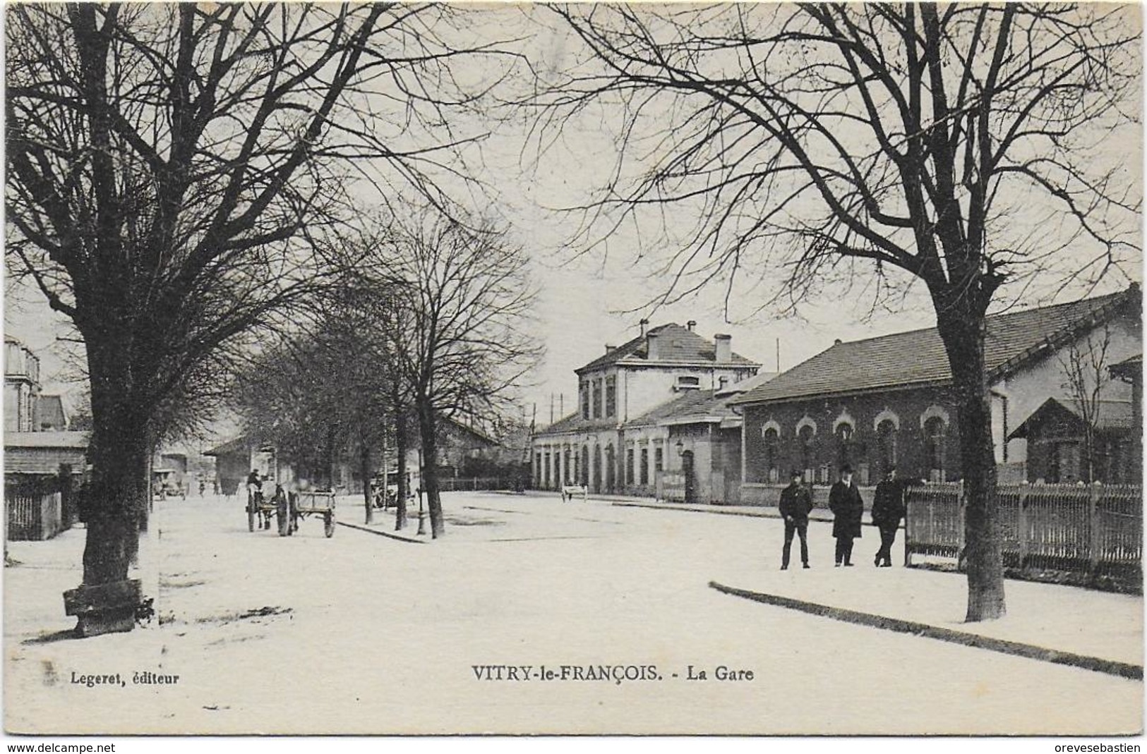 CPA - VITRY LE FRANCOIS - LA GARE - Vitry-le-François