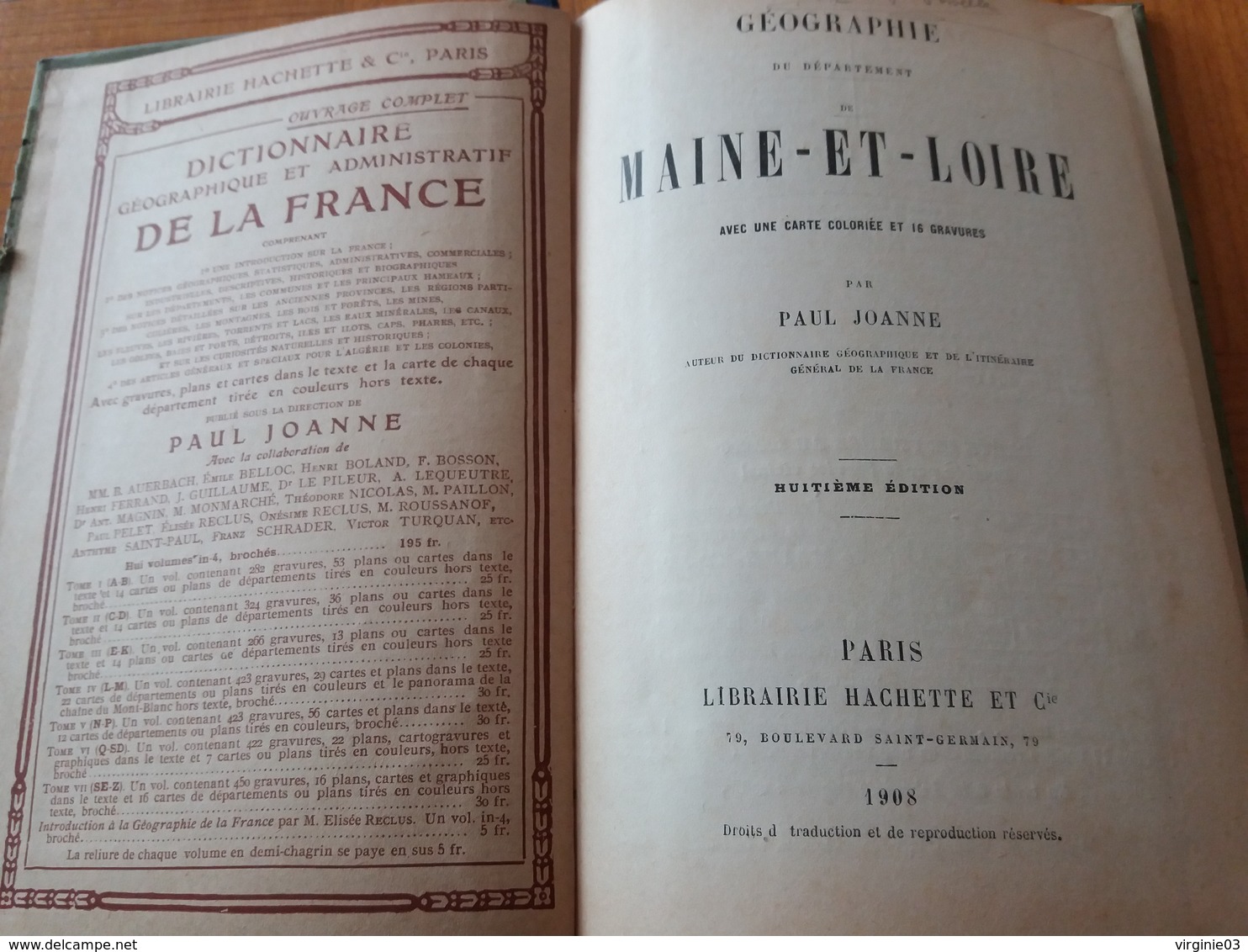 Géographie De Maine-et-Loire - 1901-1940