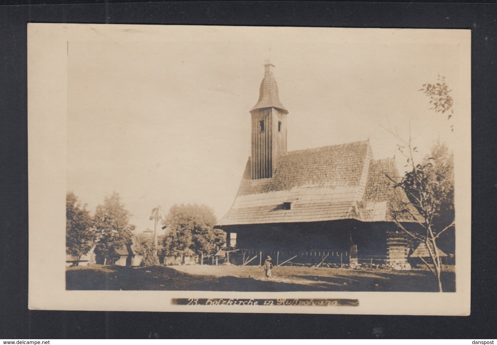 Romania Photo Poienile De Sub Munte Russpolyana Wooden Church - Romania