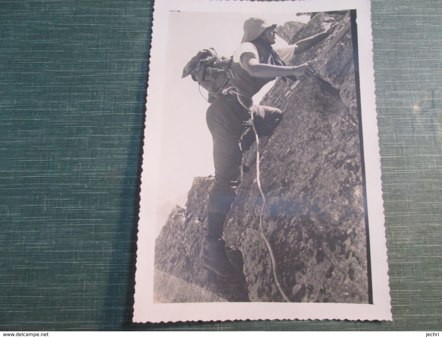 Photo Henri Guerin  ( La Pie) Mort En Montagne Le 2 8 1934 Dans Sa 20 Ieme Annee . Ascension De L Aiguille De Polset - Sports