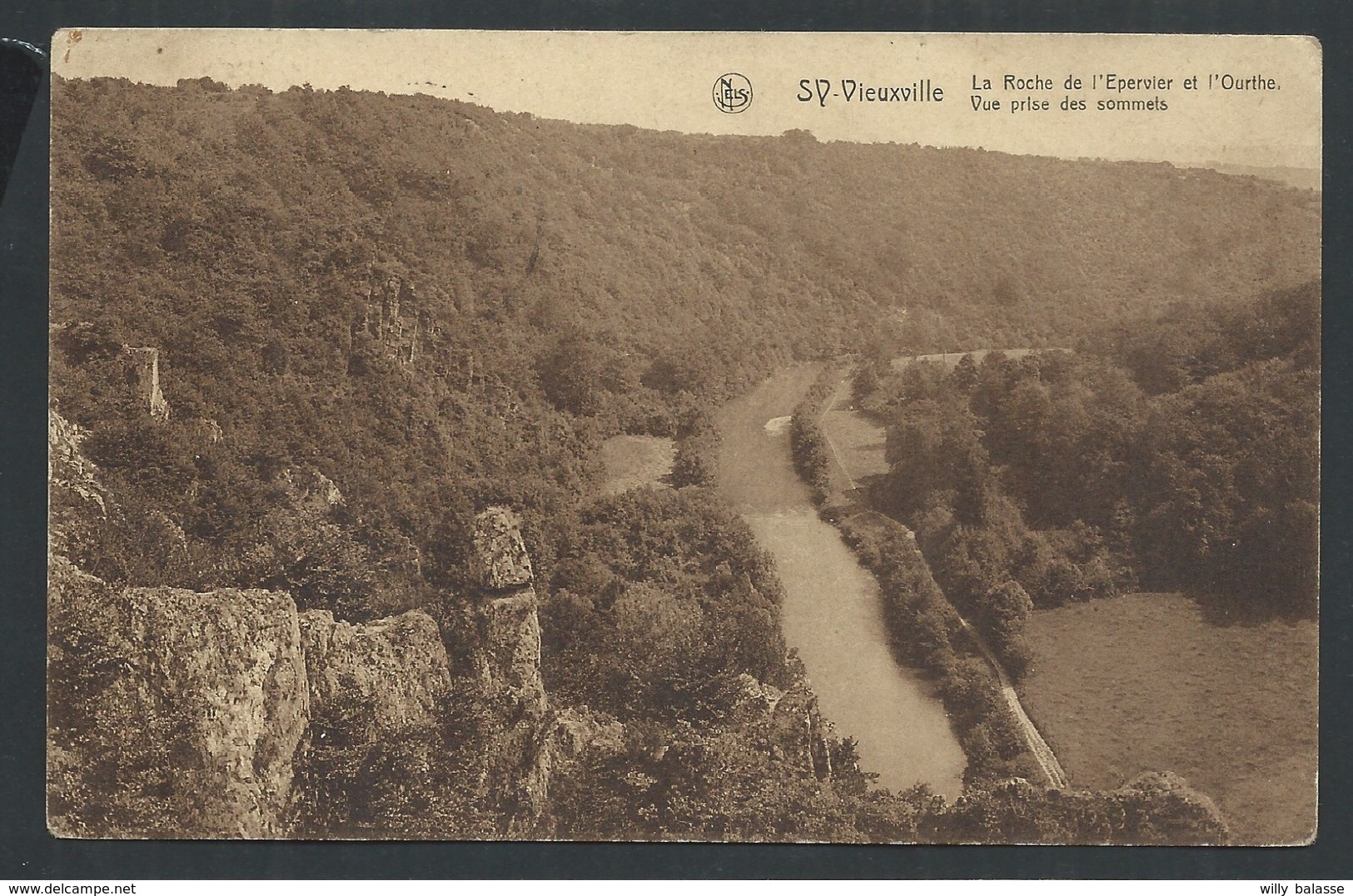 +++ CPA - SY - VIEUXVILLE - La Roche De L'Epervier Et L'Ourthe - Vue Prise Des Sommets - Nels   // - Ferrières