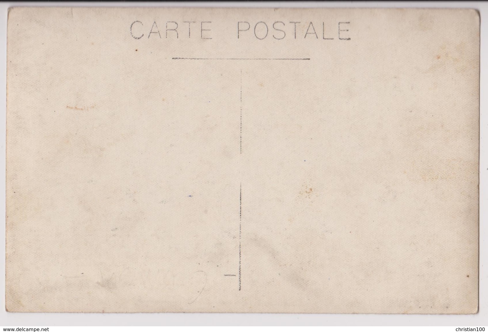 CARTE PHOTO DE CAMON (80) ? : UNE RUE UN JOUR DE FETE - RUE DU PONCHET ? - 2 SCANS - - Autres & Non Classés