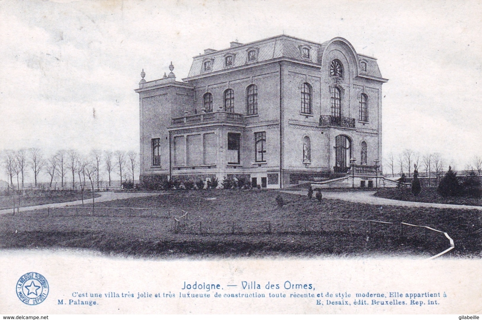 Belgique -  JODOIGNE - Villa Des Ormes - Jodoigne
