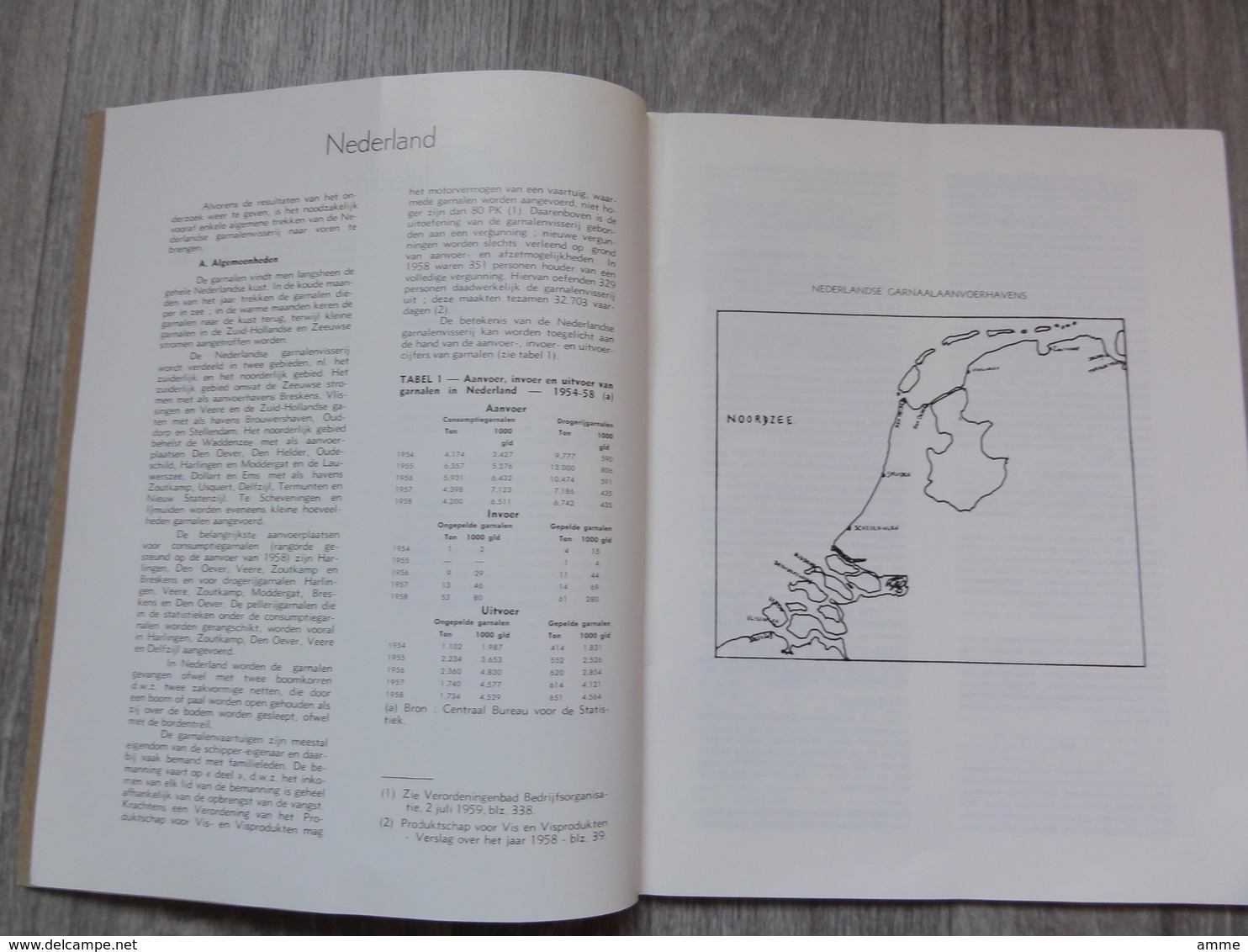 Rapport Over De Garnalenvisserij En Garnalenpellerijen (1960) - Studiereizen In Het Buitenland (vis - Visserij) - Sachbücher