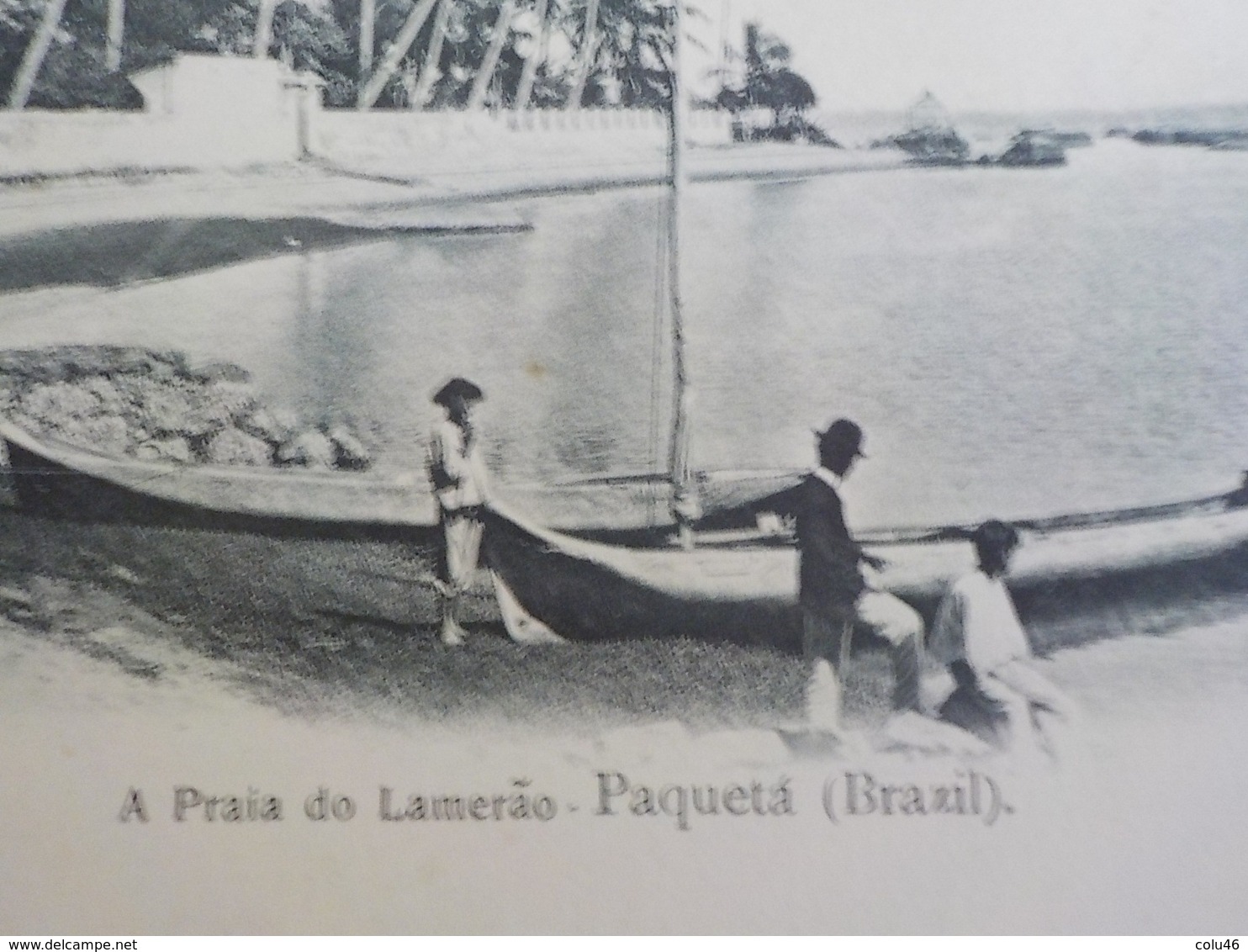 1900 CP Rio De Janeiro A Praia De Lamerao Paqueta Edit Léon De Rennes & Cie - Rio De Janeiro