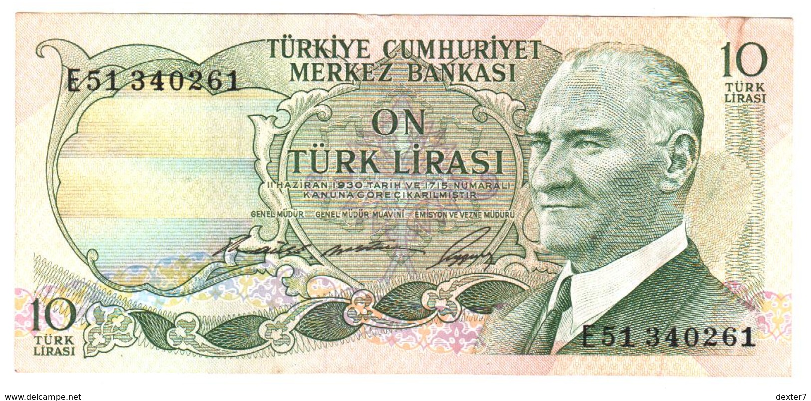Turkey 10 Lire Lirasi 1970 Turchia - Turchia
