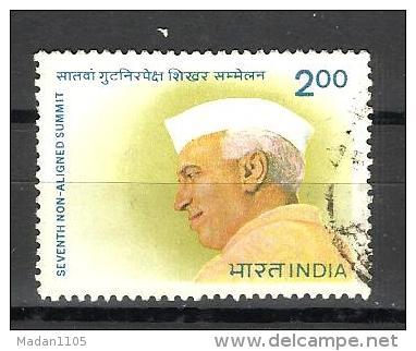 INDIA, 1983, 7th NON-ALIGNED SUMMIT CONFERENCE, NEHRU, 1 V,   FINE USED - Used Stamps