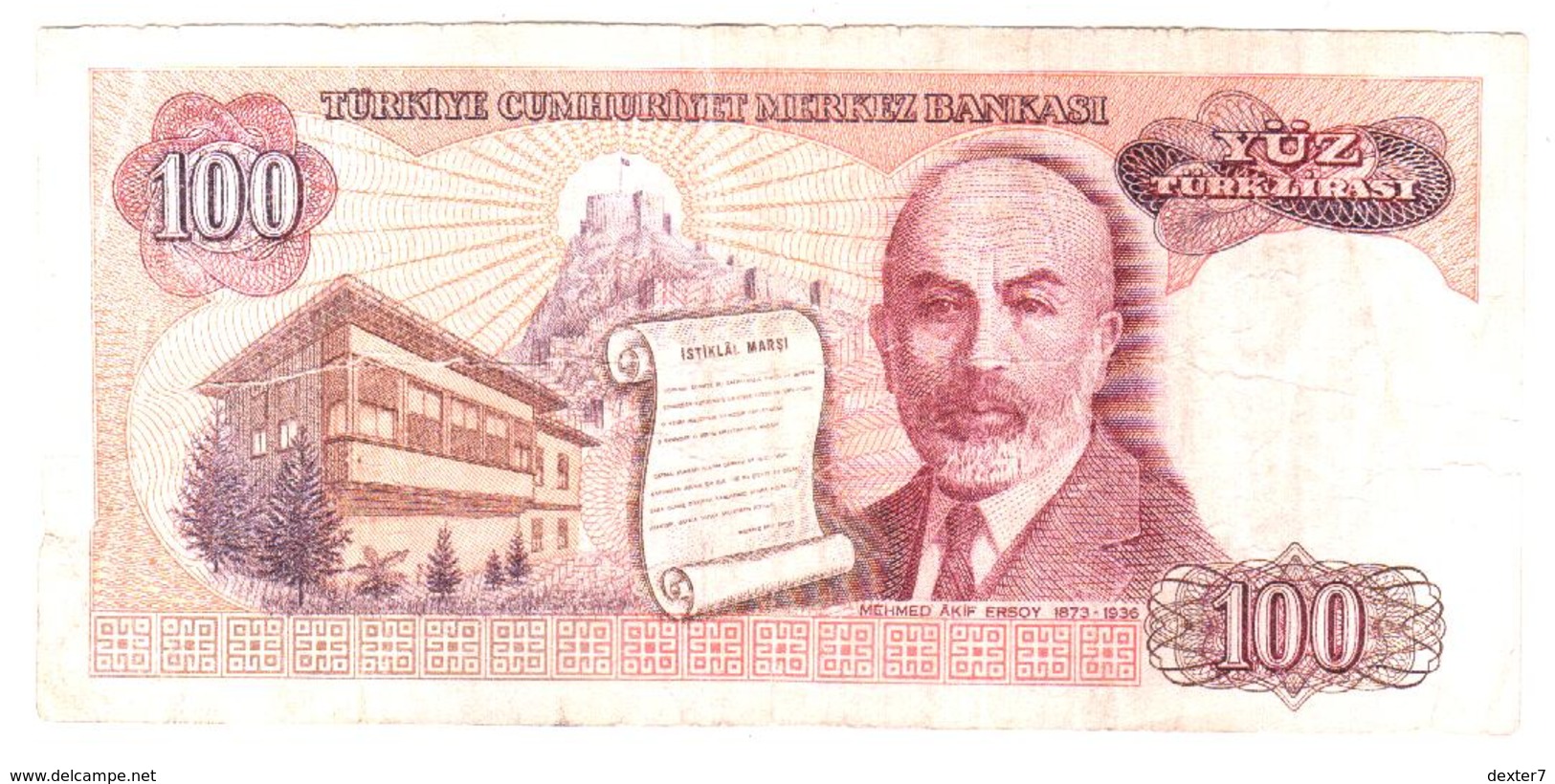 Turkey 100 Lire Lirasi 1970 Turchia - Turchia