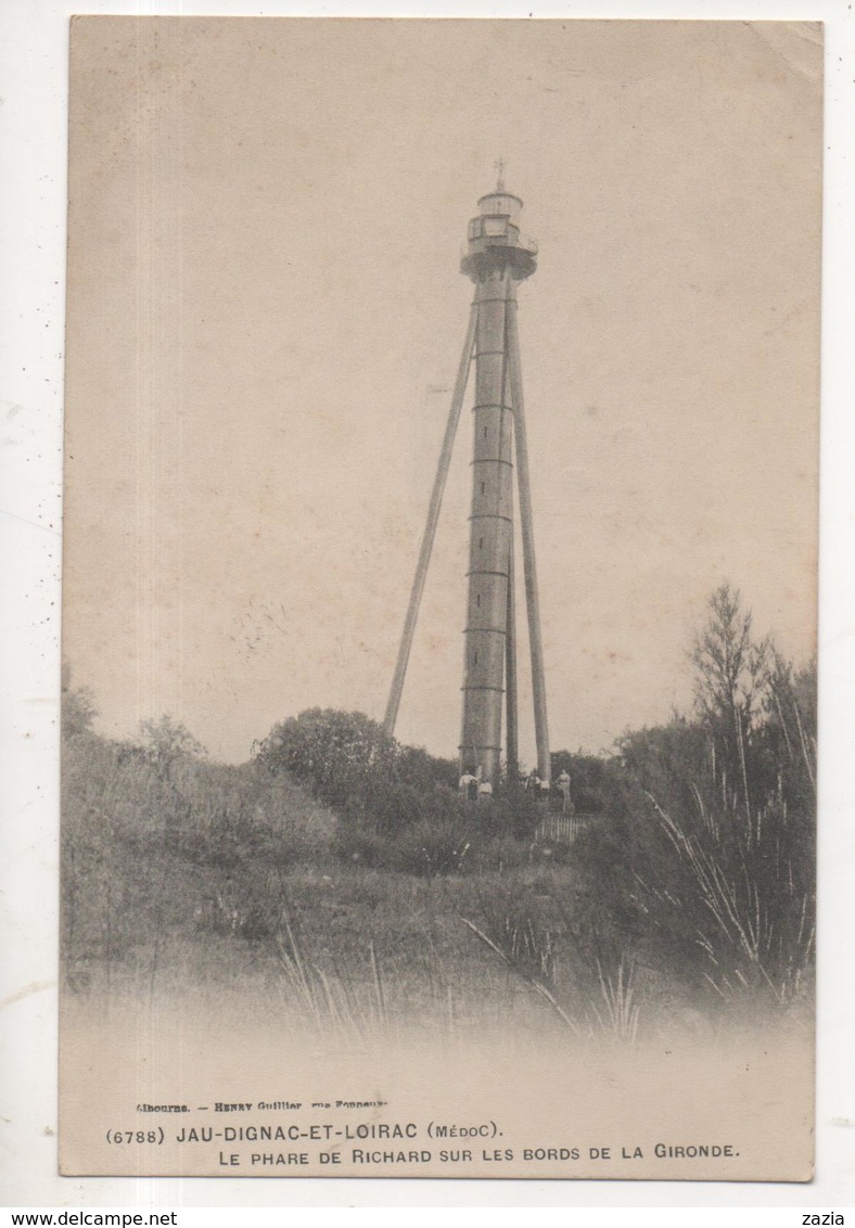 33.1031/ JAU DIGNAC ET LOIRAC - Le Phare De Richard Sur Les Bords De La Gironde - Autres & Non Classés