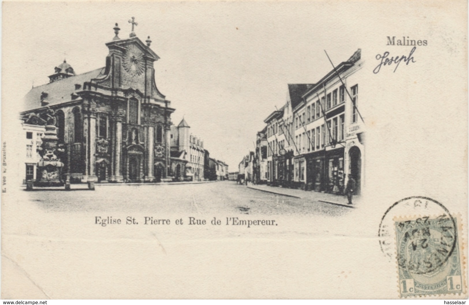 Malines - Eglise St. Pierre Et Rue De L'Empereur - Mechelen