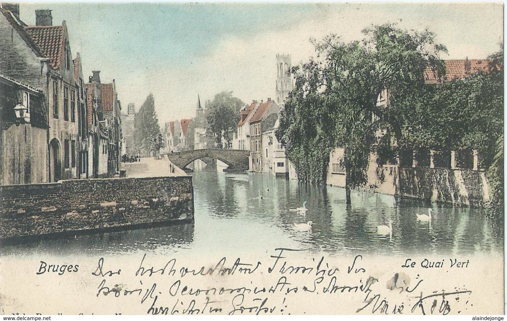 Brugge - Bruges - Le Quai Vert - Nels Serie 12 No 99 - 1903 - Brugge