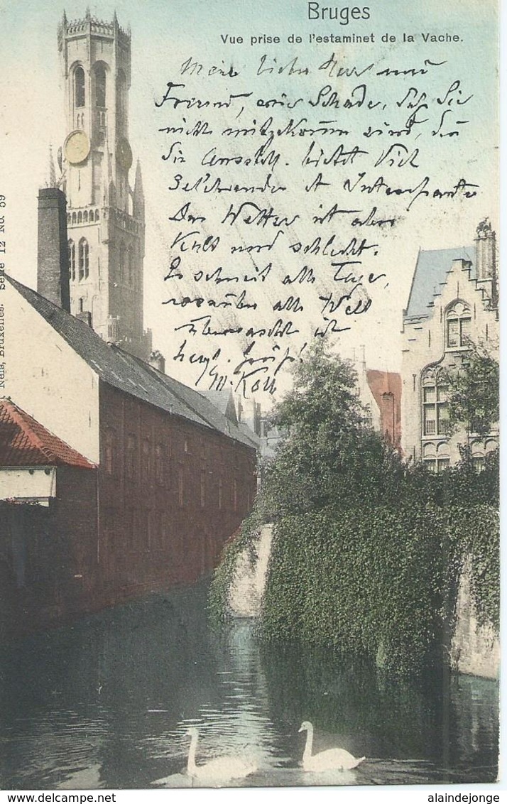 Brugge - Bruges - Vue Prise De L'estaminet De La Vache - Nels Serie 12 No 59 - 1903 - Brugge