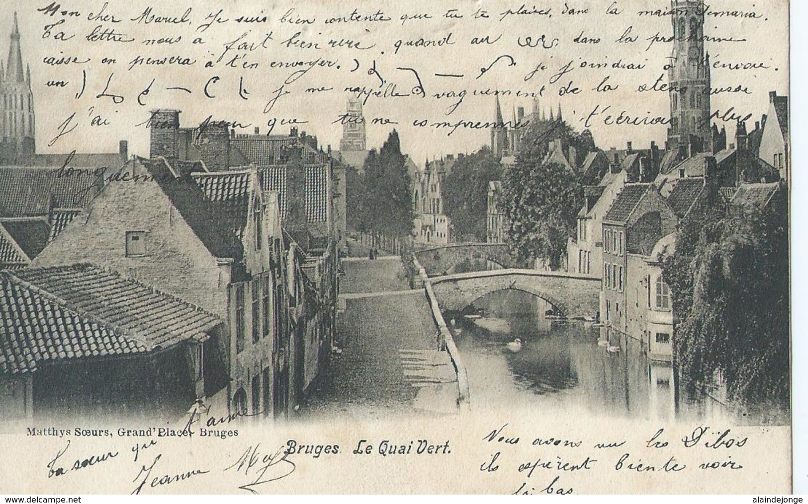 Brugge - Bruges - Le Quai Vert - Matthys Soeurs - 1905 - Brugge