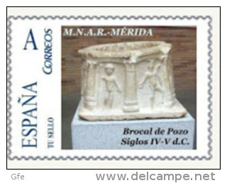 Spain 2009– España “Tu Sello”. Sello Personalizado De Brocal De Pozo Romano De Mérida - Arqueología