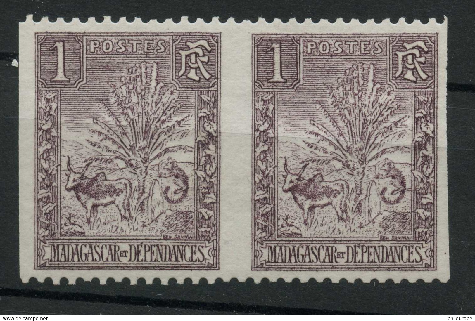 Madagascar (1903) N 63d (Luxe) (Dentele 2 Cotes) - Neufs