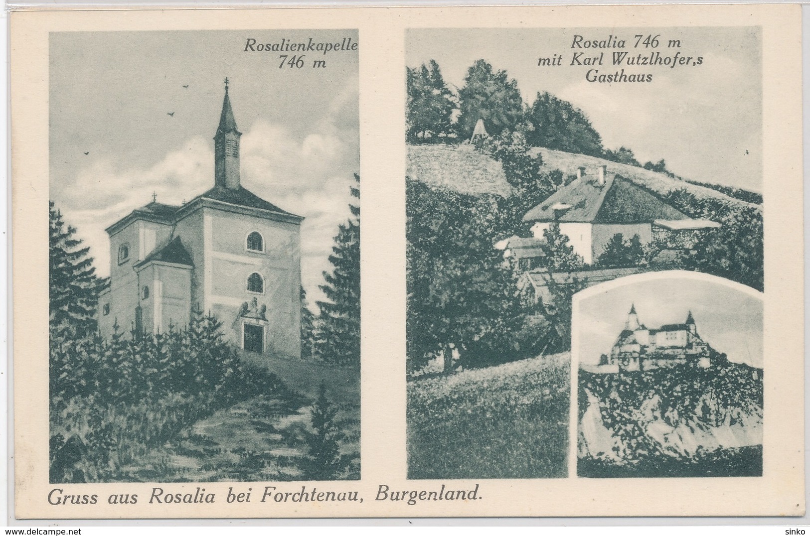 Greetings From Forchenstein, Rosalia Mountains, Burgenland. - Forchenstein