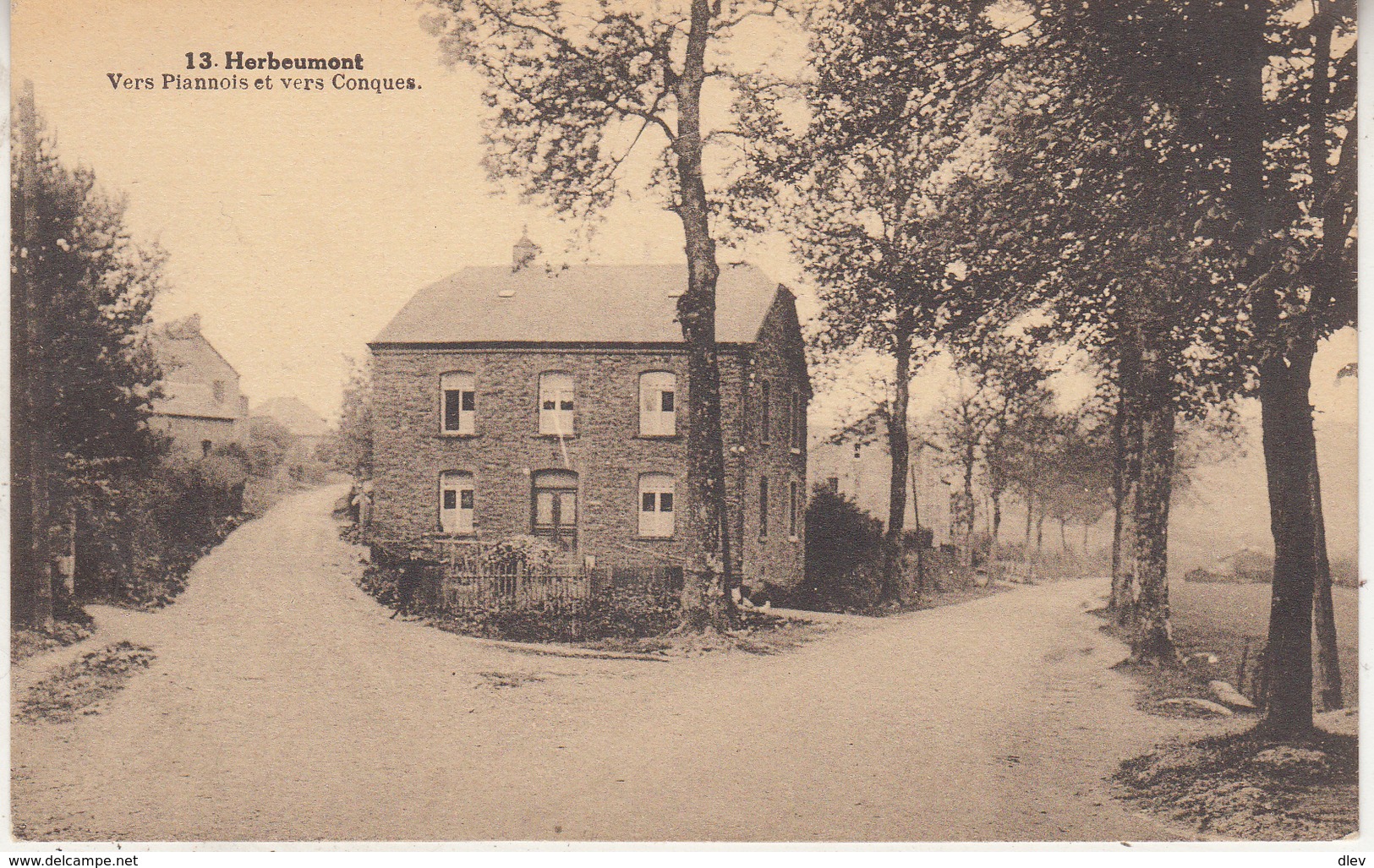 Herbeumont - Vers Piannois Et Vers Conques - Coll. J. Deleau-Ricail/Desaix N° 13 - Herbeumont