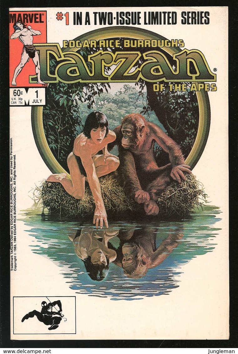 Tarzan # 1 And 2 (direct) - Marvel Comics - In English - July, August 1984 - Dan Spiegle - TBE - Marvel