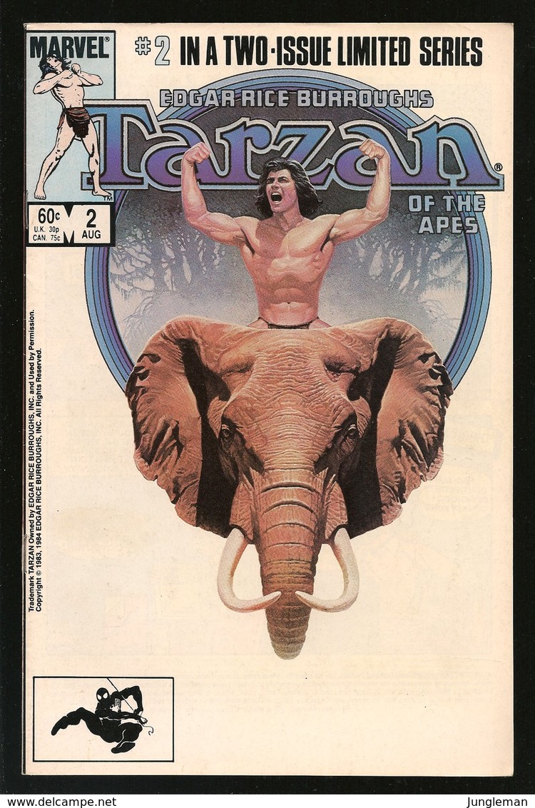 Tarzan # 1 And 2 (direct) - Marvel Comics - In English - July, August 1984 - Dan Spiegle - TBE - Marvel