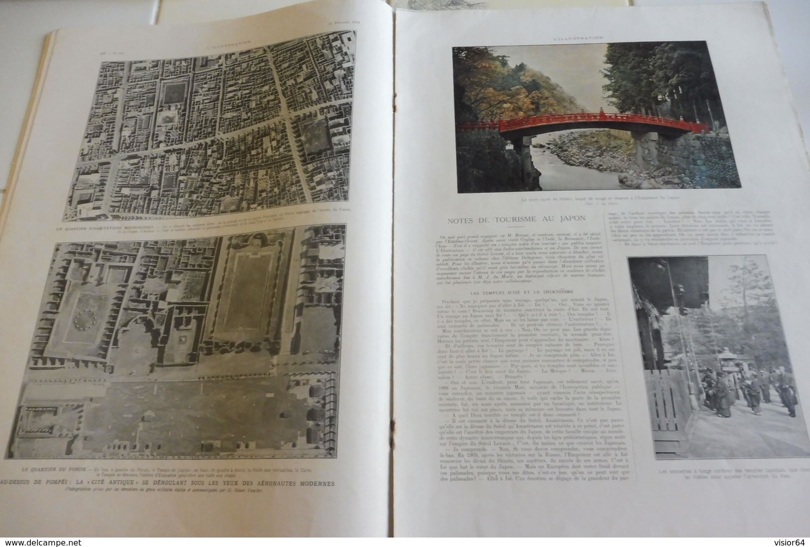 L'ILLUSTRATION 21 FEVRIER 1914- GEORGES DE GRECE/ ALPHONSE BERTILLON/ LE HAVRE/ JAPON/ MAROC/ PRINCE DE WIED