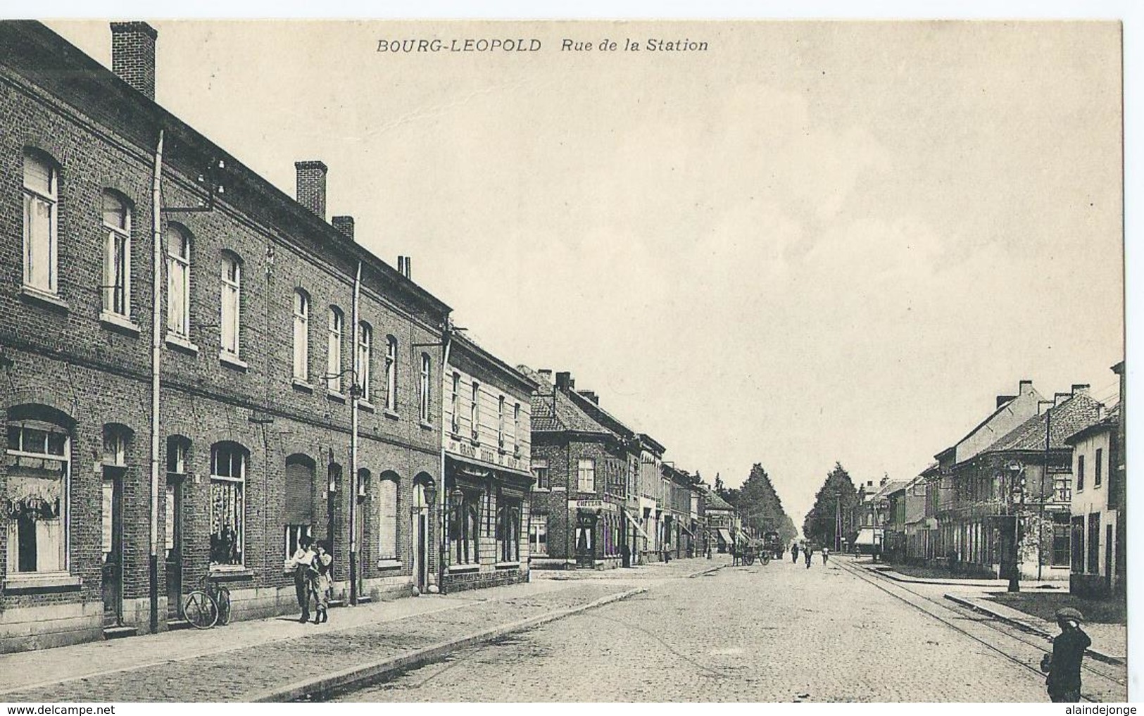 Leopoldsburg - Bourg-Leopold - Rue De La Station - Grand Hôtel Du Camp - Edit. J.-B. Van Welden - Leopoldsburg