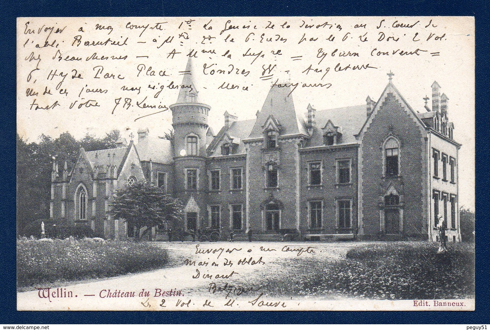 Wellin. Château Du Bestin. 1905 - Wellin