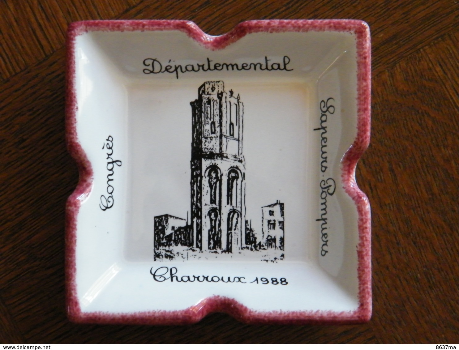 -Congrés Départemental Des Sapeurs Pompiers De La Vienne -86- CHARROUX 1988 - - Autres & Non Classés