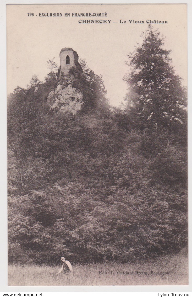 CHENECEY BUILLON - Le Vieux Chateau / Environs Charnay Epeugney / Doubs - Autres & Non Classés