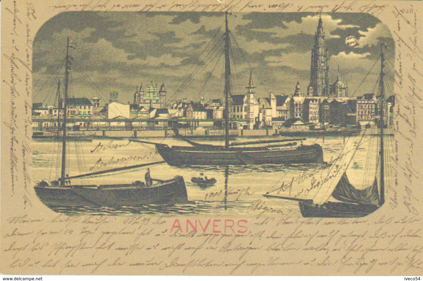 1901 Anvers  " Le Port " - Antwerpen