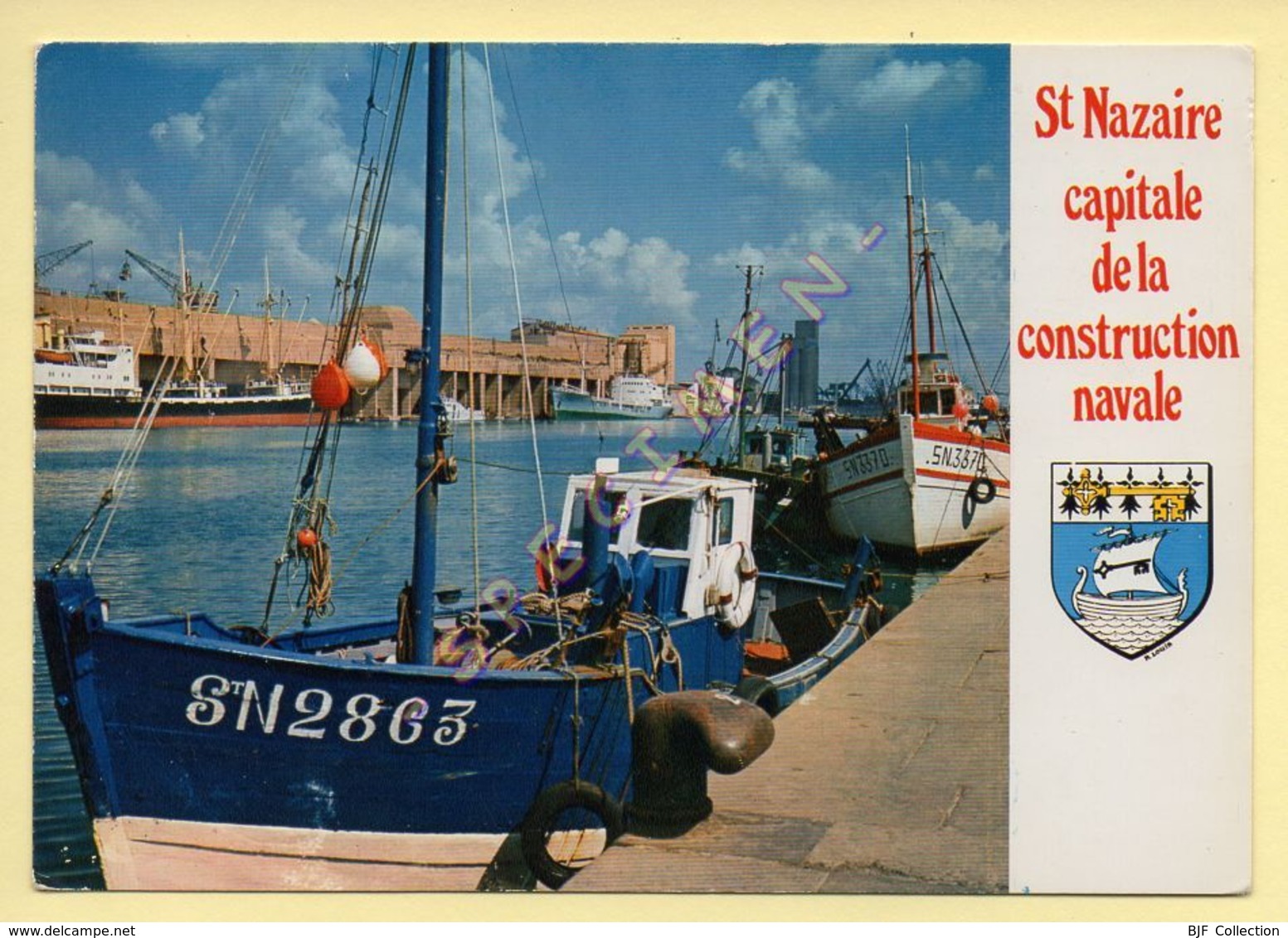 44. SAINT-NAZAIRE – Les Chantiers – Blason (voir Scan Recto/verso) - Saint Nazaire