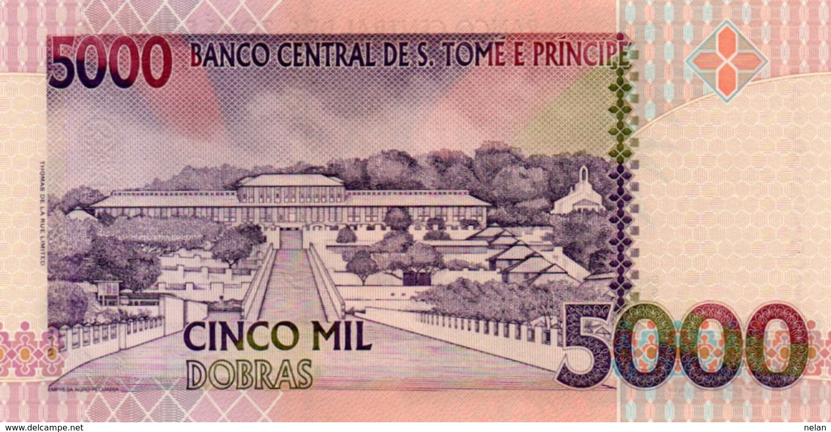 SAN TOME E PRINCIPE 5000 DOBRES 1996 P-65 UNC - Sao Tomé Et Principe