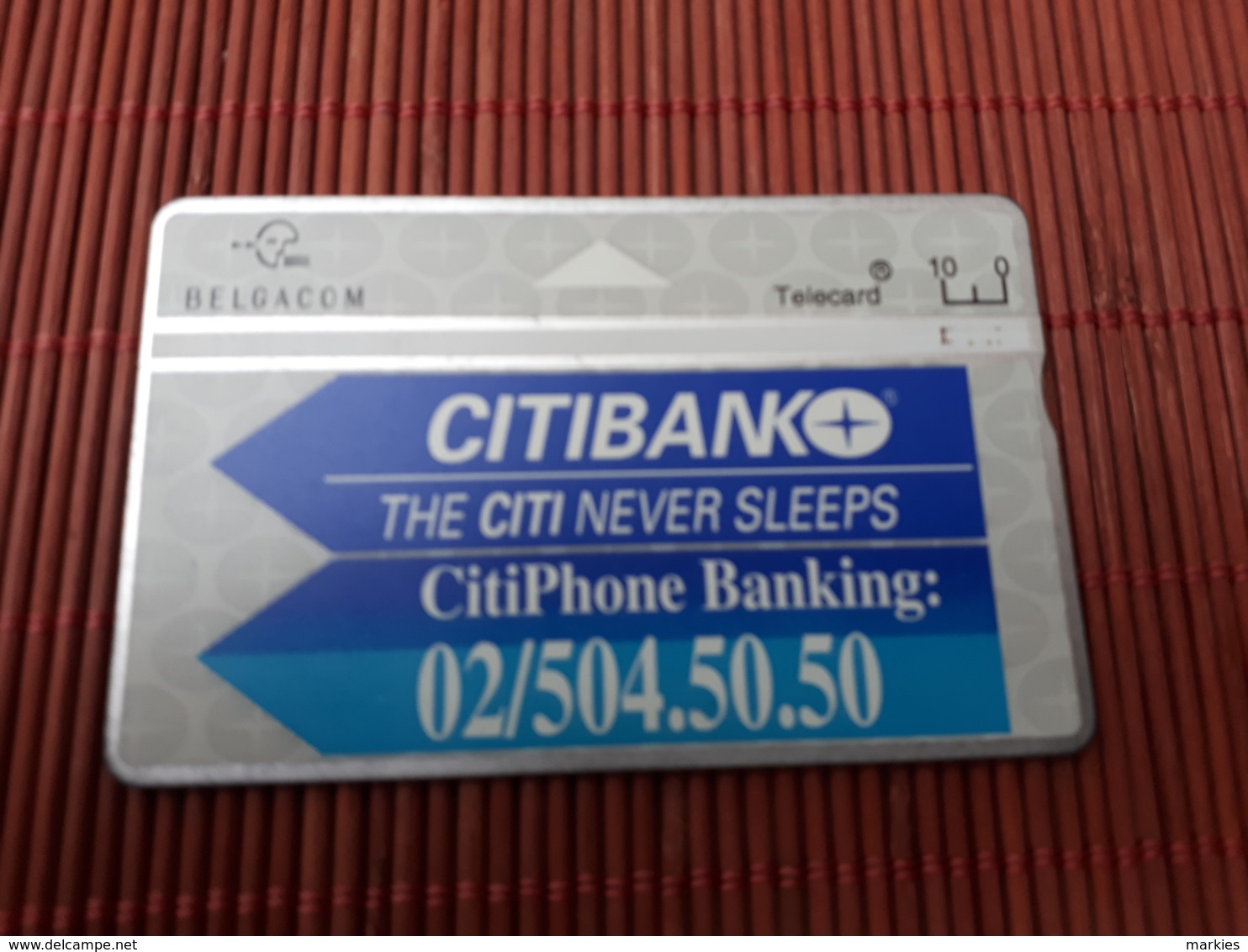 P 286 Citibank 403 L Used Some Marks On Backside Card Not Perfect  Rare - Sans Puce