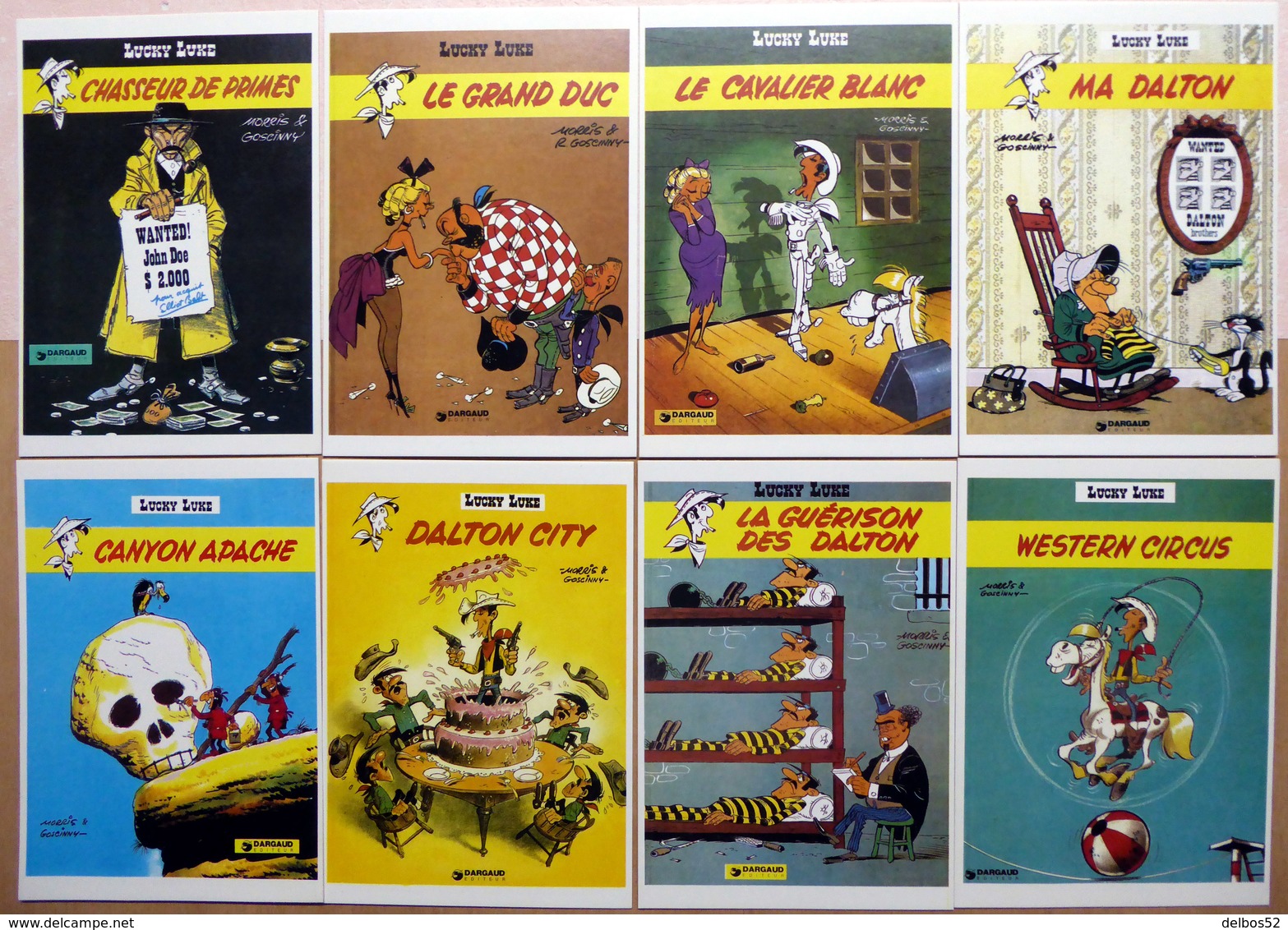 LUCKY LUKE  : Lot De 18 Cartes Postales - 1983 - Comics