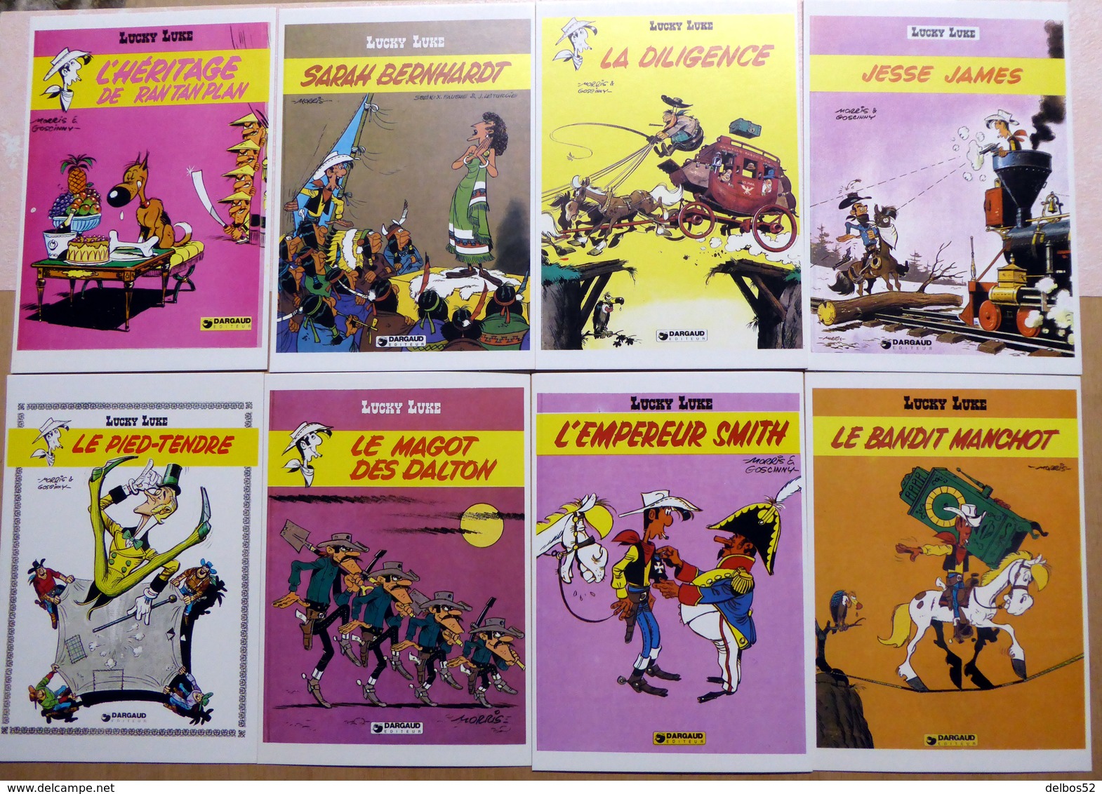 LUCKY LUKE  : Lot De 18 Cartes Postales - 1983 - Comics