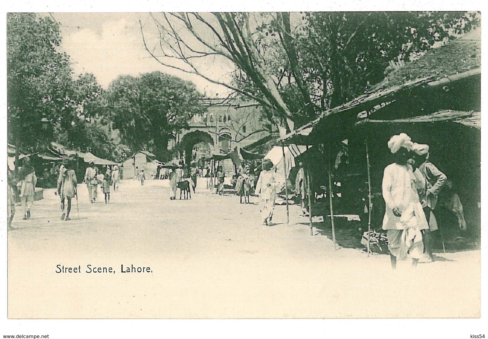 PAK 2 - 9314 LAHORE, Pakistan, Street Scene - Old Postcard - Unused - Pakistan